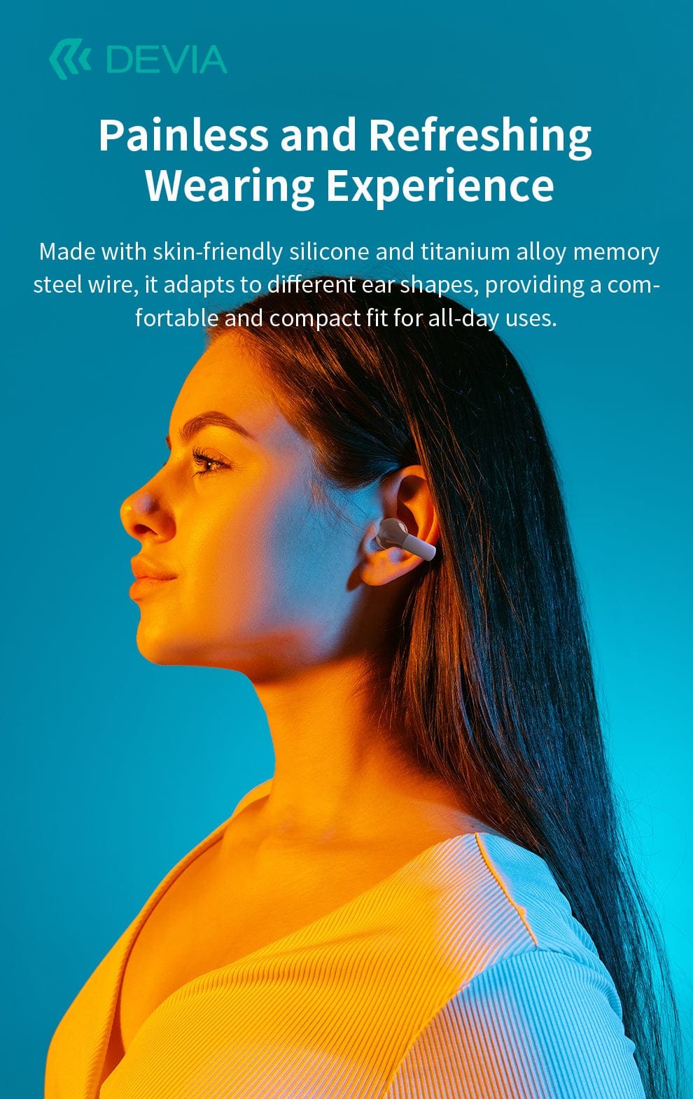 Devia-Web Audio devices OWS Pro2 Wireless Earphones – Premium Sound | Devia Pakistan