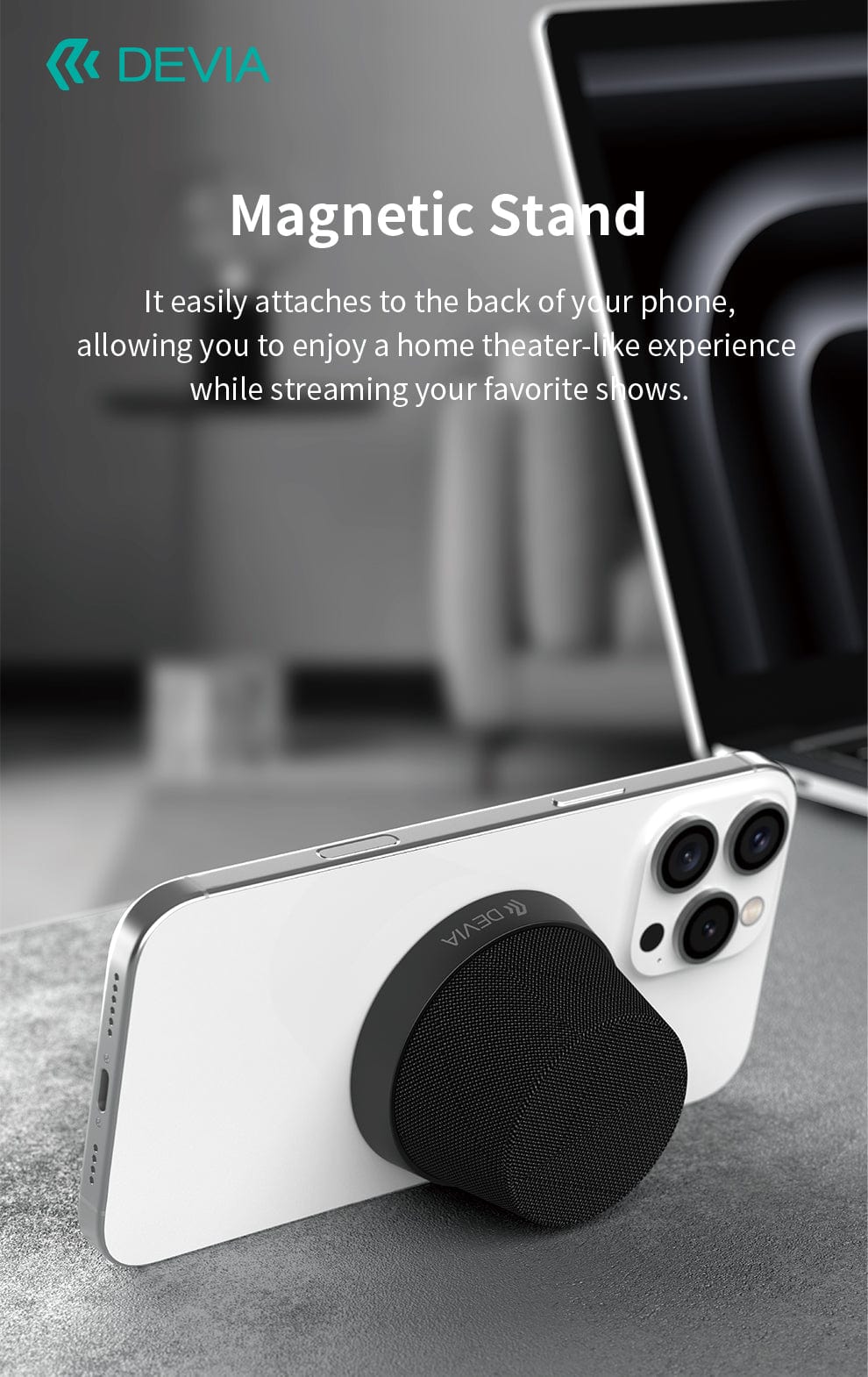 Devia-Web Audio devices Sound Lite3 Wireless Speaker – Portable & Powerful | Devia