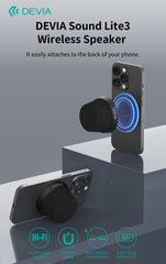 Devia-Web Audio devices Sound Lite3 Wireless Speaker – Portable & Powerful | Devia