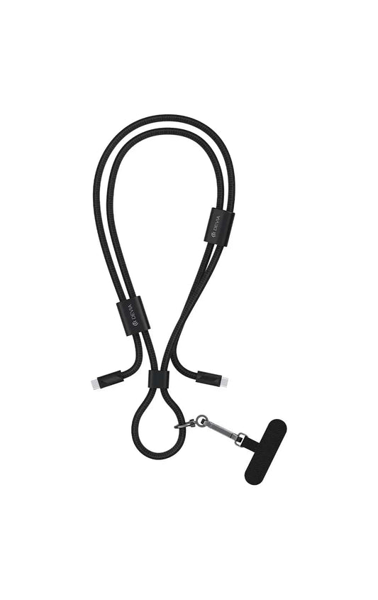 Devia-Web cables Black Pro5 Adjustable Lanyard Type C Cable PD 60W – Devia Pakistan