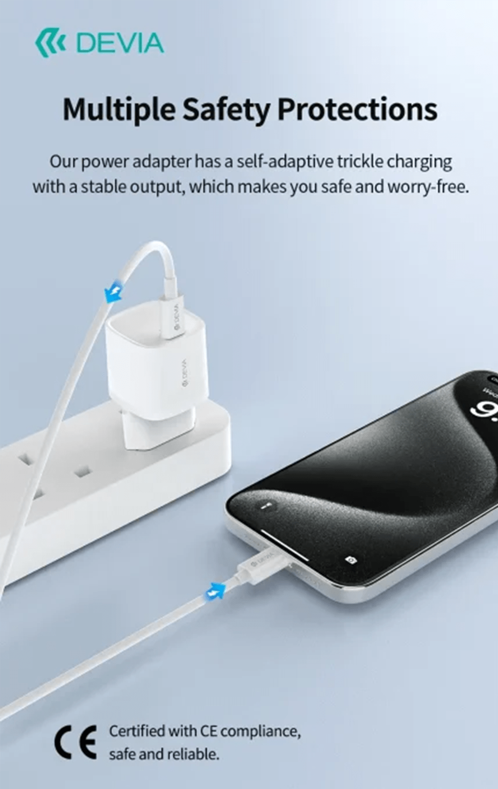 Devia-Web charger 20W GaN Fast Charger – Extreme Speed MINI PD | Devia Pakistan