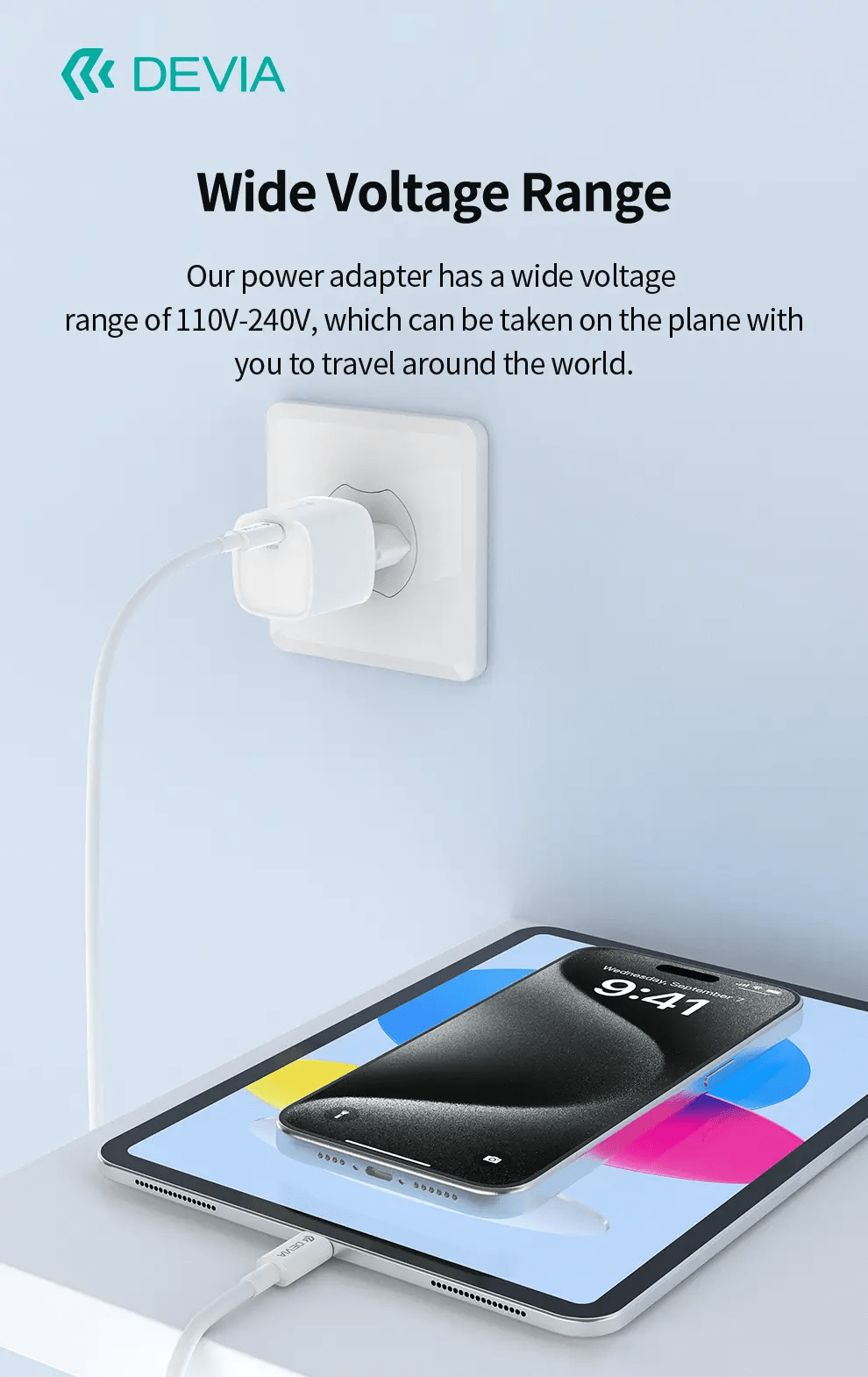 Devia-Web charger 20W GaN Fast Charger – Extreme Speed MINI PD | Devia Pakistan