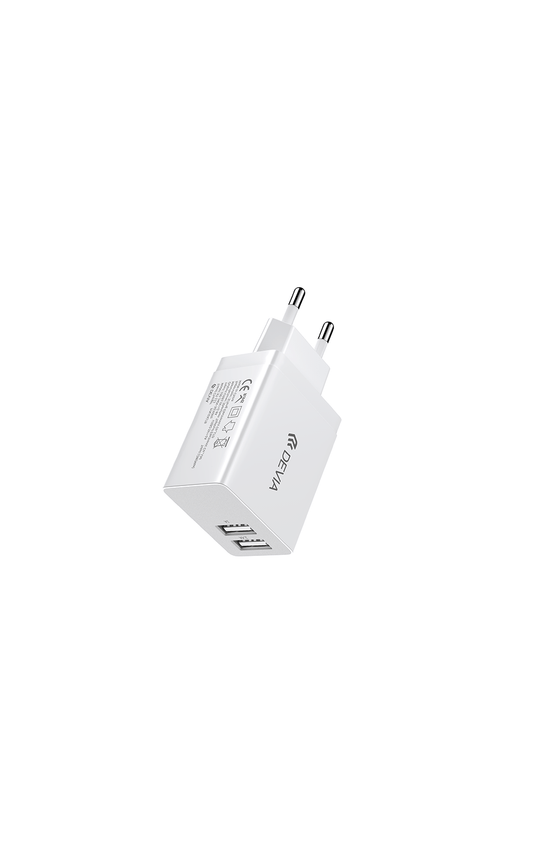 Devia-Web charger Smart Series Dual USB 2.4A Charger | Devia Pakistan