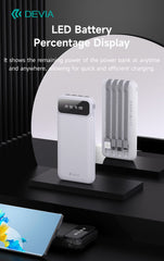 Devia-Web power banks Kintone Series Power Bank with Built-in 4 Cables (10000mAh)