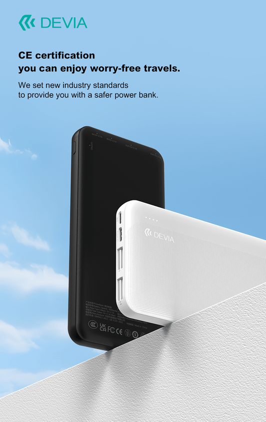 Devia-Web power banks Lite5 Power Bank 10000mAh – Slim & Portable | Devia Pakistan