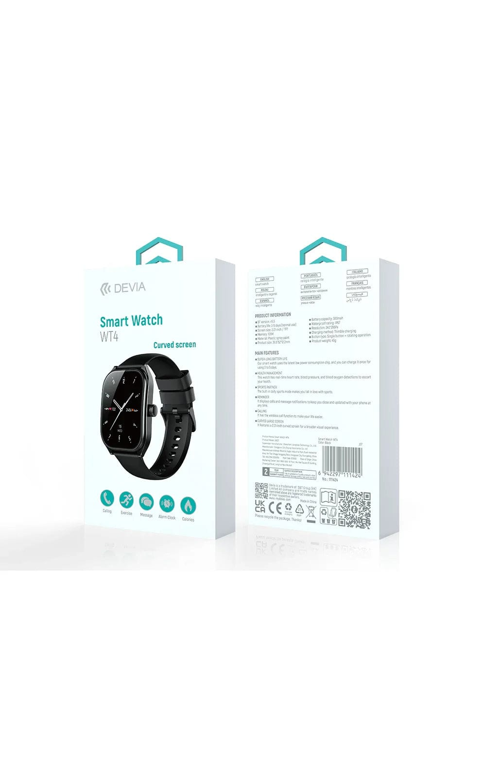 Devia-Web Smart Watch DEVIA Smart Watch WT4 – Fitness & Lifestyle Smartwatch | Devia