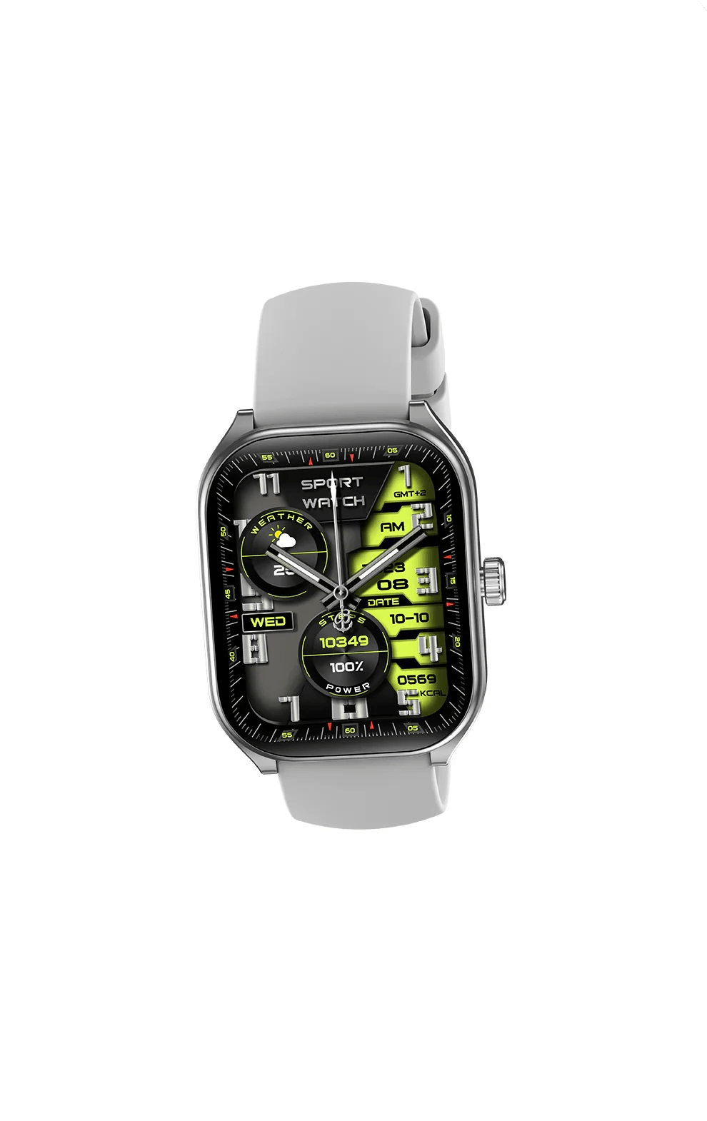 Devia-Web Smart Watch Silver DEVIA Smart Watch WT4 – Fitness & Lifestyle Smartwatch | Devia