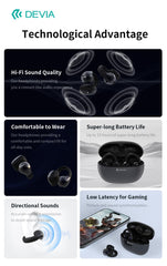 Devia-Web Audio devices OWS Pro2 Wireless Earphones – Premium Sound | Devia Pakistan