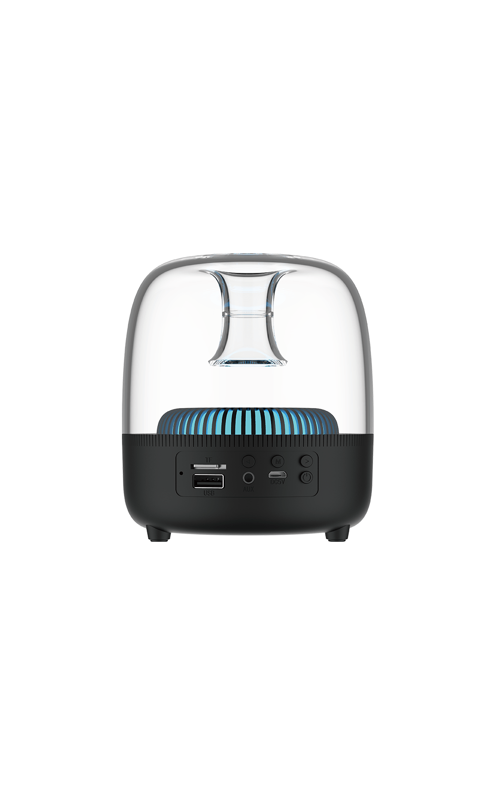 Devia-Web Audio devices Smart Series Crystal Speaker – 360° Wireless Speaker | Devia