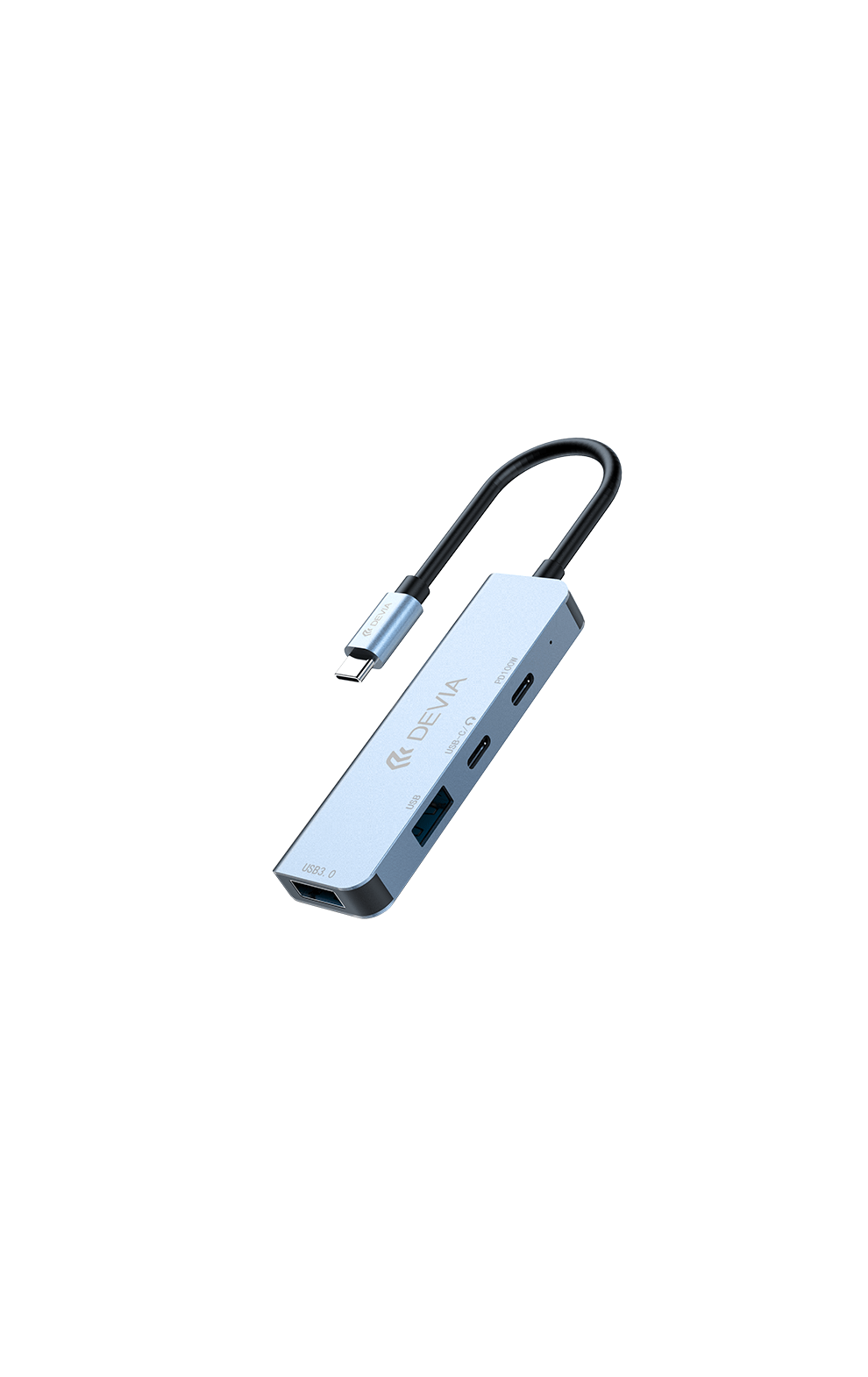 Devia-Web Leopard Series Type-C To USB 2+C+PD