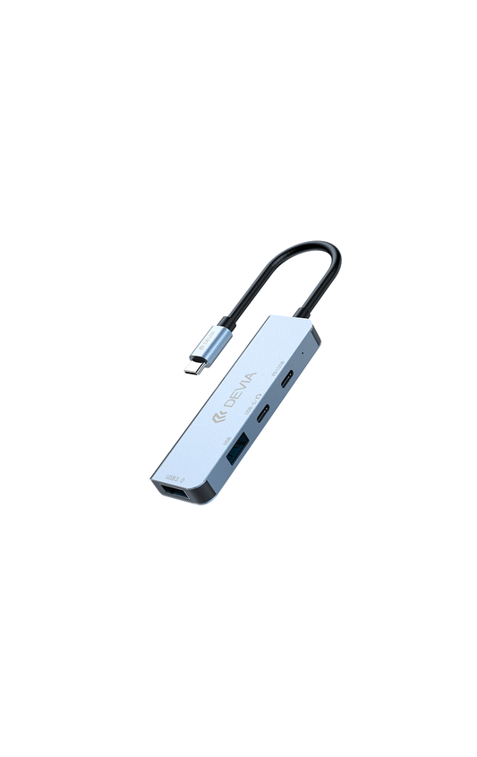Devia-Web Leopard Series Type-C To USB 2+C+PD