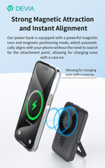 Devia-Web power banks 22.5W Magnetic Power Bank – Fast & Portable | Devia Pakistan