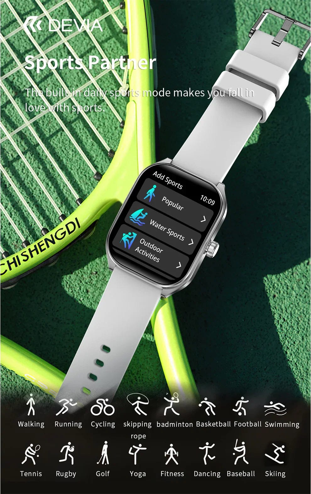 Devia-Web Smart Watch DEVIA Smart Watch WT4 – Fitness & Lifestyle Smartwatch | Devia