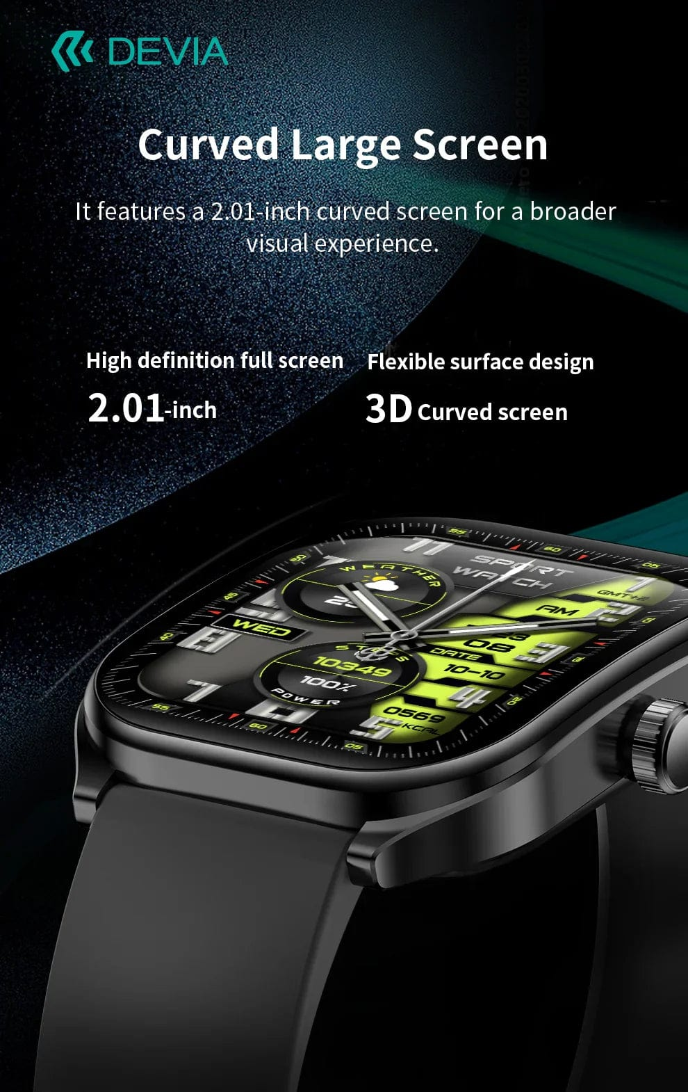 Devia-Web Smart Watch DEVIA Smart Watch WT4 – Fitness & Lifestyle Smartwatch | Devia